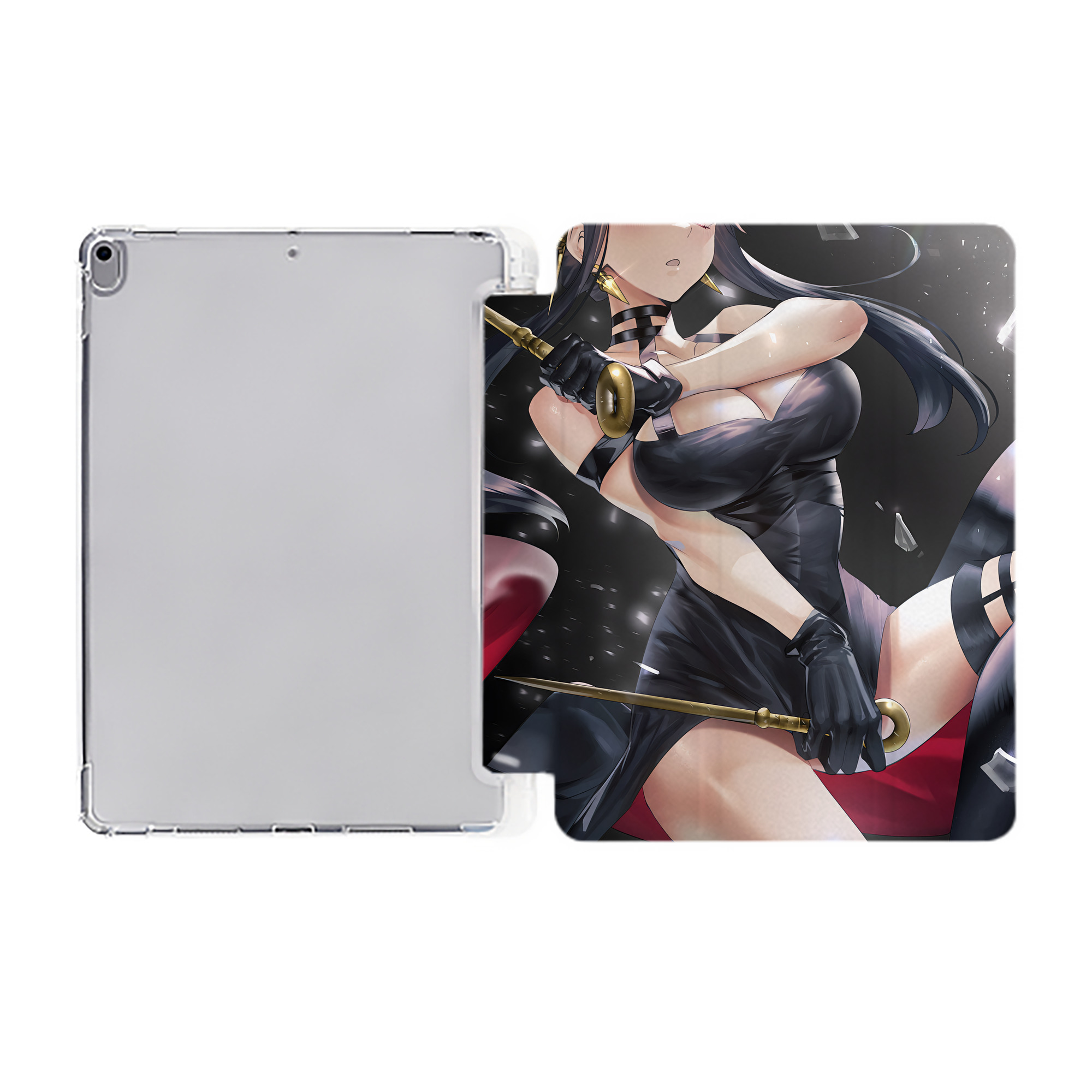 （画像用） SPY×FAMILY间谍家家酒 IPad ケース ペン収納付き 三つ折りスタンド PUレザー×シリコン 対応機種9.5/10.5/10.9インチ